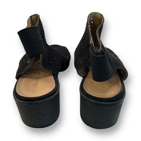 American Eagle Vida Open Toe Sling Heel Size 7 - Picture 4 of 5